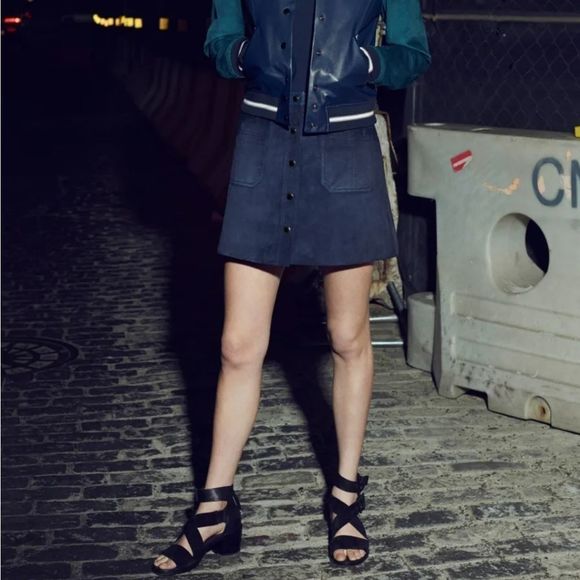 Rag & bone suede and leather Madrid sandals - Picture 1 of 14